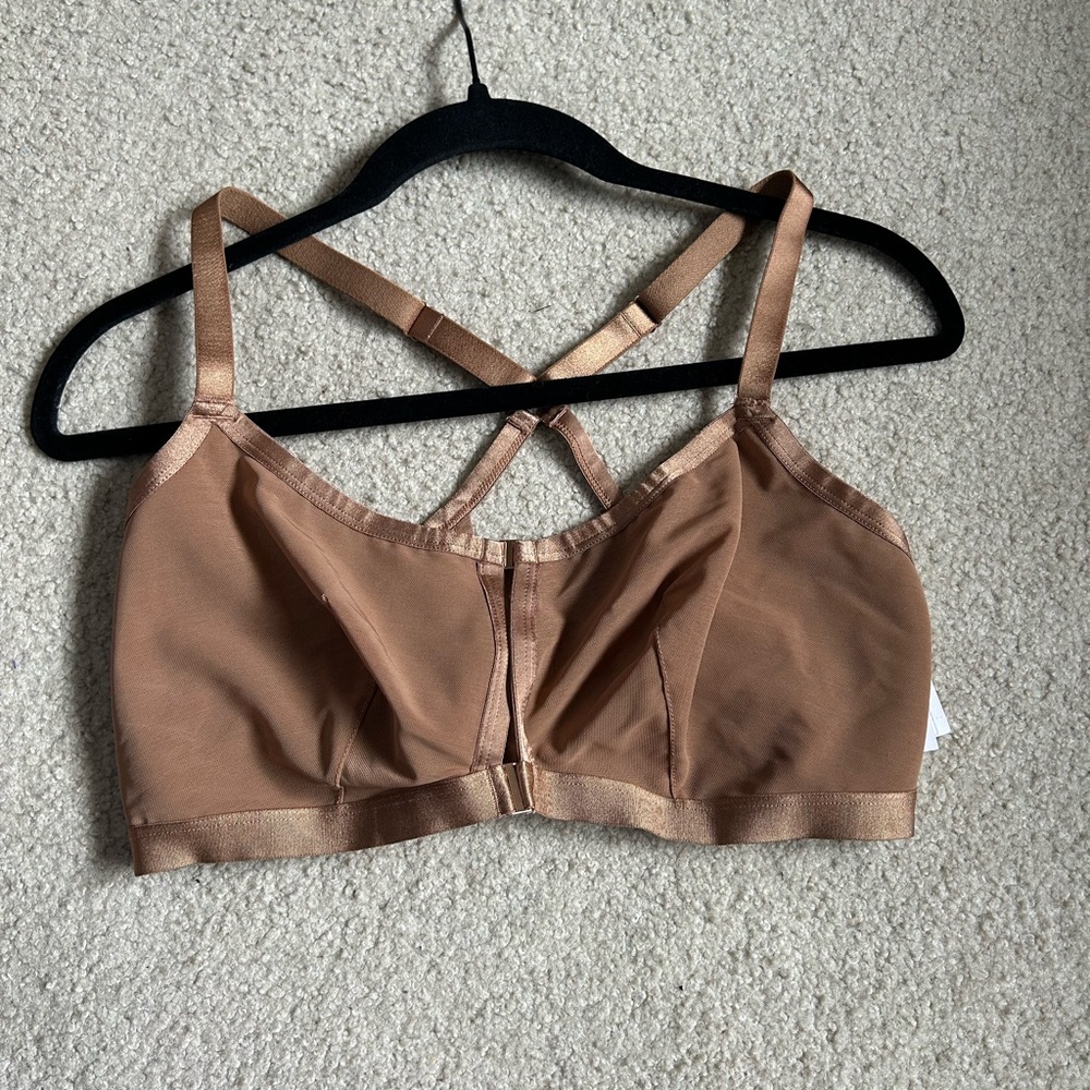 Tan Mesh Bra
